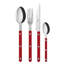 Bistrot Solid 4 - Piece Stainless Steel Flatware Set - Service for 1-425606394