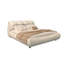 Très grand lit plateforme tapissier très grand avec dossier rembourré surdimensionné et structure en bois massif, convenant à plusieurs hauteurs de matelas-906235294-906235292