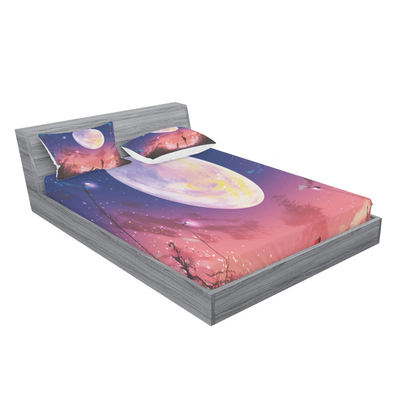 Microfiber Sheet Set, Full Sheet Set with Fitted Sheet