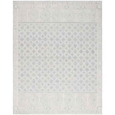 Abstract Hand Tufted Wool Geometric Rug
