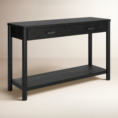 Kaplan Wood 2 Drawer Console Table