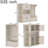 Multifunctional Left-Right Combination Hall Cabinet (Can Be Used Separately) With Storage And 4 Hooks, Storage Cabinet/ Hall Tree 2 In 1 For Living Room, Kitchen And Hallway