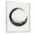 White Floater Framed