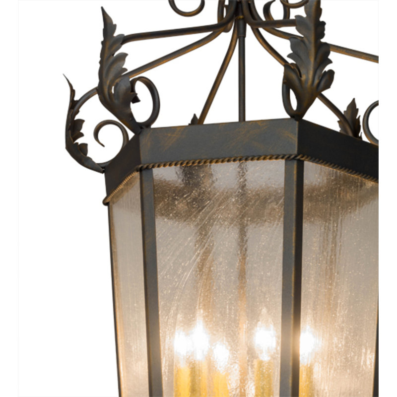 Regency 6 - Light Chandelier, Clear, Gold/Matte Black
