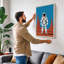 Astronaut in the Desert Modern - Wrapped Canvas-14386199-14386206