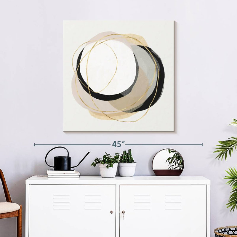 Avery Ring Of Gold I, 30" H x 30" W