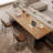 Brown Rectangular Solid Wood desk-108516522