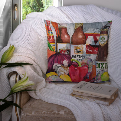New Orleans Outdoor Throw Pillow
