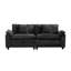 Causeuse à accoudoirs en chenille plus large avec canapé modulaire moderne et confortable à double couche pour le salon, la chambre à coucher et les appartements-630330549