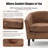 Accent Chairs,modern Barrel Club Chair For Living Room,arm Chair With Nailhead Trim And Diamond Grid Backrest（set Of 2）-1786473240