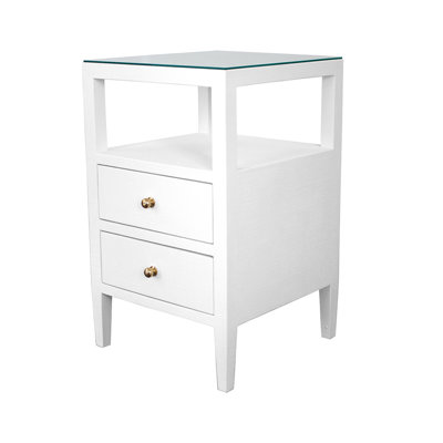 Roscoe Glass End Table