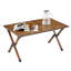 Table d'extérieur pliable 1 pièce Maykell L 37,00 x l 23,43 po, table rectangulaire légère en aluminium à enrouler pour le camping en plein air