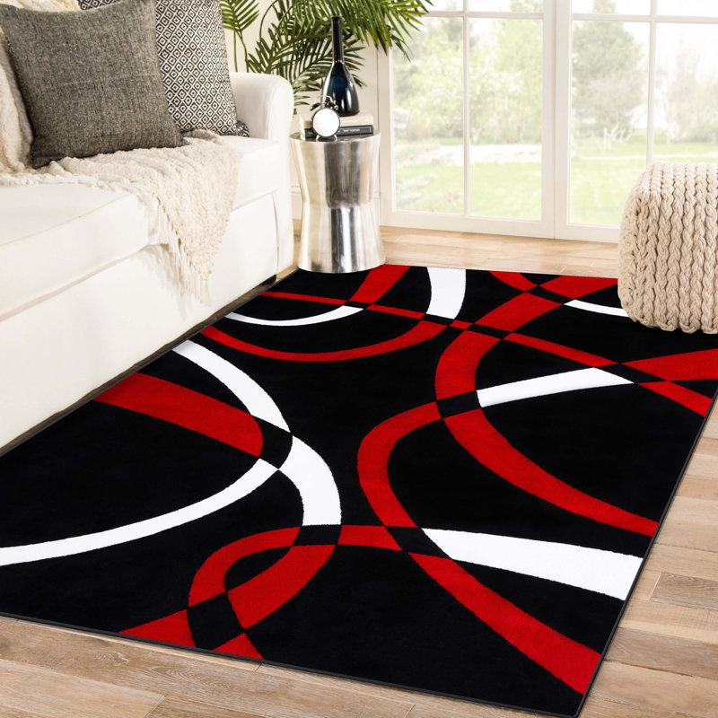 Tapis rouge Fichter, Rectangle 7 pi 6 po x 10 pi 6 po