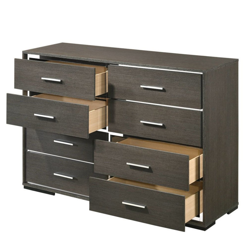 Commode double 8 tiroirs 57 po Daynton