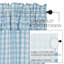  Annie Buffalo Check Gingham Cotton Swag 72" Window Valance-995616159