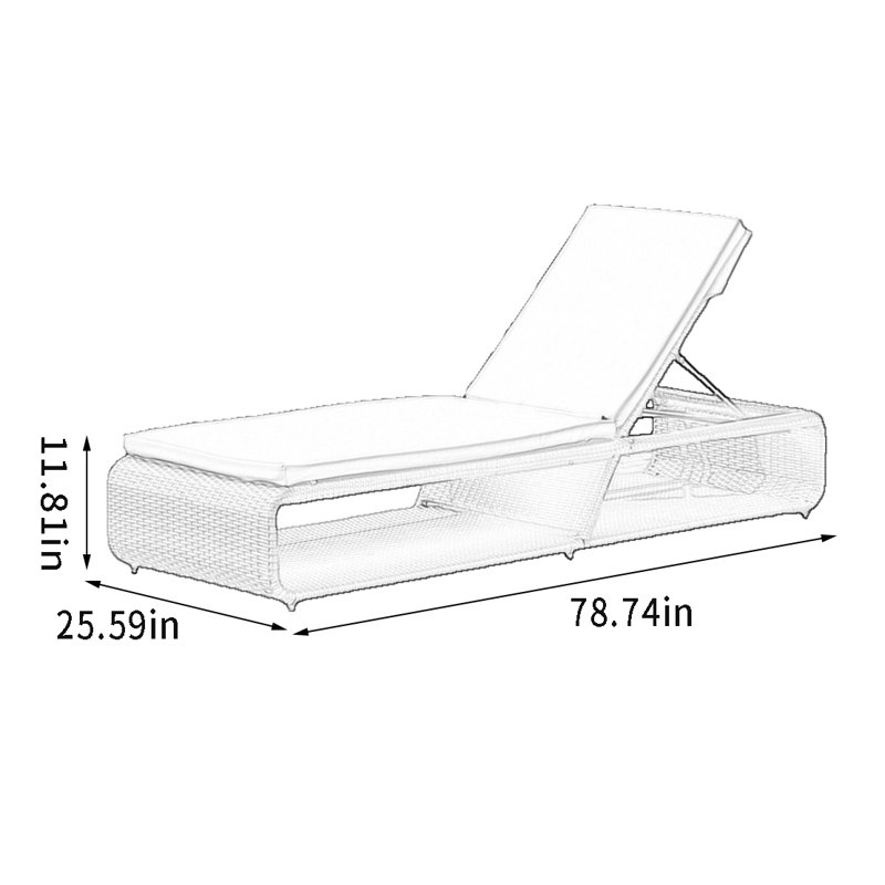 Chaise longue Sofica
