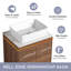 Meuble-lavabo simple 35,47 po avec comptoir