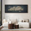 Œuvre d'art décoratif pastel bleu marine abstrait ciel moderne et minimaliste relaxant-98126581-101069320