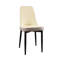 Table de salle à manger extensible 62,99 à 78,74 po avec 6 chaises en tissu polyuréthane, pieds en forme de U, idéale pour travailler 2 à 8 personnes, grands groupes confortables-1509147794