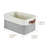 Decomomo Foldable Storage Bin | Collapsible Sturdy Cationic Fabric Storage Basket Cube W/Handles-1089570282
