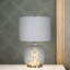 Lampe de table en verre