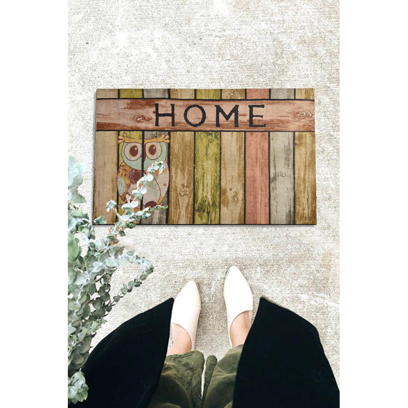 Durable PVC Doormat, Non-Slip Underside, 15.7 x 23.6 inches | 100% PVC Material, Machine Washable at 86°F | Perfect for Indoor & Outdoor Use, Easy to Clean, Stylish & Functional Welcome Mat