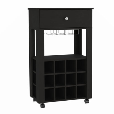 Charleus Wood Bar Cart