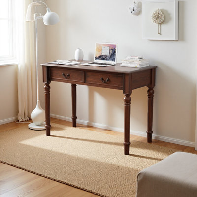 Bureau en bois massif élégant et rétro