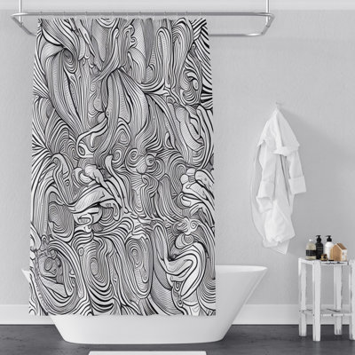 Areina Abstract Shower Curtain