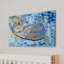 «Flowery Whale», reproduction sur toile tendue-17659143