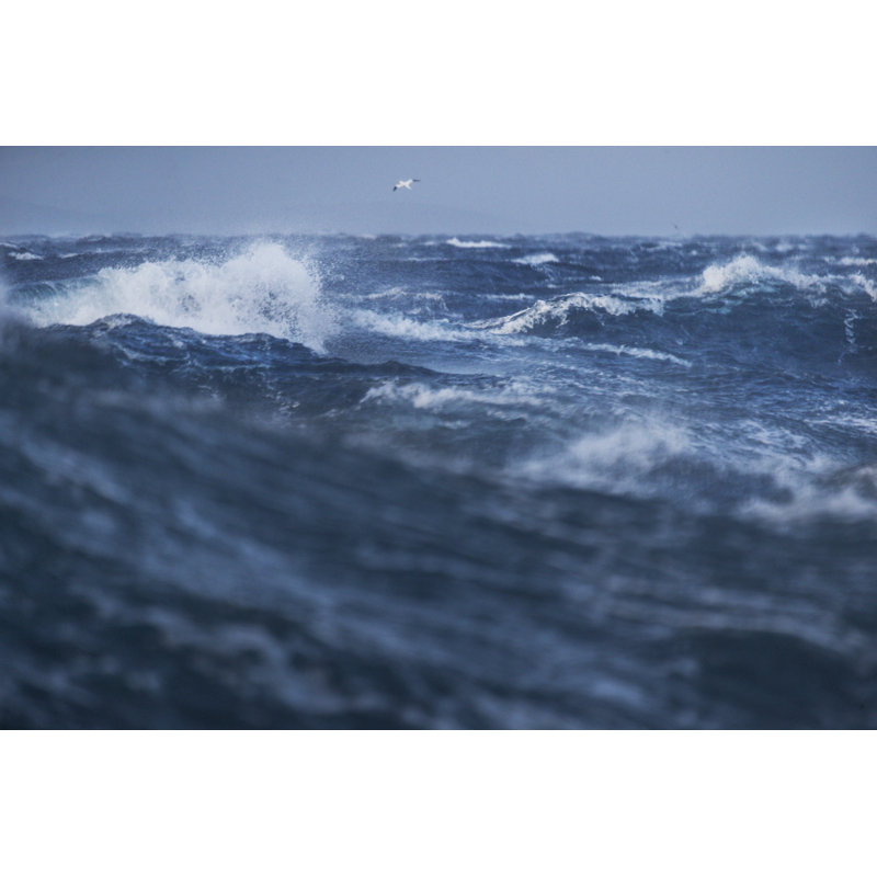 Rough Sea And Waves Crashing 1 - Wrapped Canvas Print, 61cm H x 91cm W x 3.8cm D