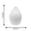 40.5cm H Paper Hourglass Pendant Shade ( Slip-On ) in White