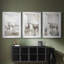 ANIMALS Series CCLxxxvii - Impression personnalisée de qualité supérieure avec passe-partout - 3 pièces-761191992-761191991