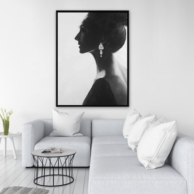 Femme chic sur toile
