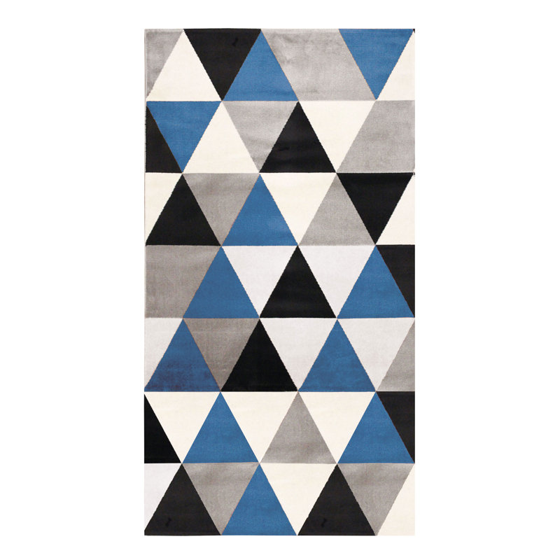 Merida Geometric Shag Area Rug, Rectangle 150 x 220cm