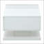 Table basse haut de gamme en bois massif avec tablette de rangement et plateau de table ouvert pour une vie minimaliste moderne