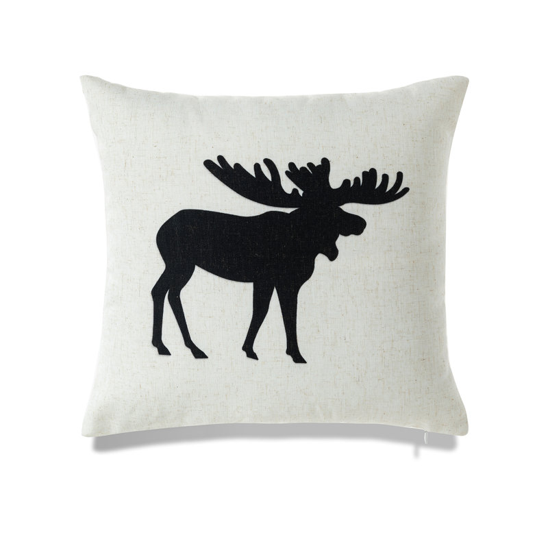 Housse de coussin carré O Canada, H 18 po x l 18 po x P 3 po, Polyester/ Bourre en polyester