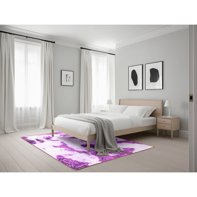 Tapis mauve Deasja, Rectangle 5 pi x 7 pi