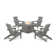 5-Piece AllModern Adirondack Conversation Set with Fire Pit Table_PWS1967