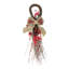 24" Twig and Red Berries Artificial Christmas Teardrop Swag - Unlit
