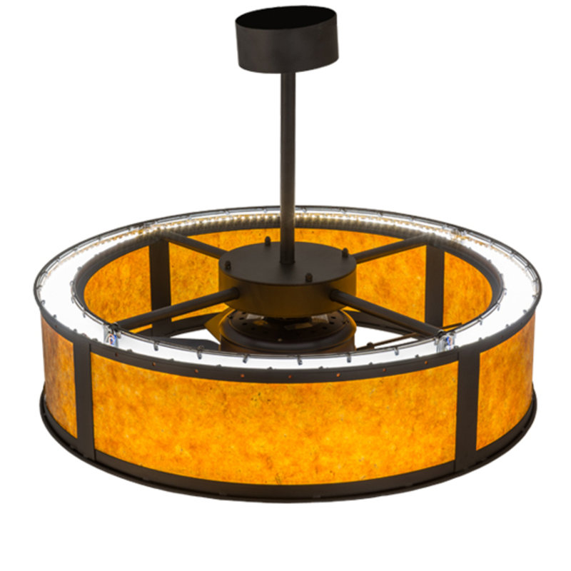Smythe Craftsman LED Downrod Ceiling Fan