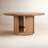 Luce Round Solid Wood Dining Table-1763683495