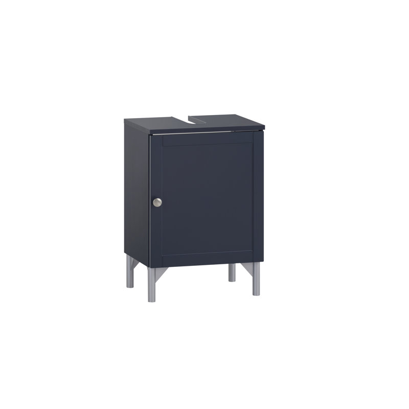 Louvene Bathroom Cabinet, Midnight blue