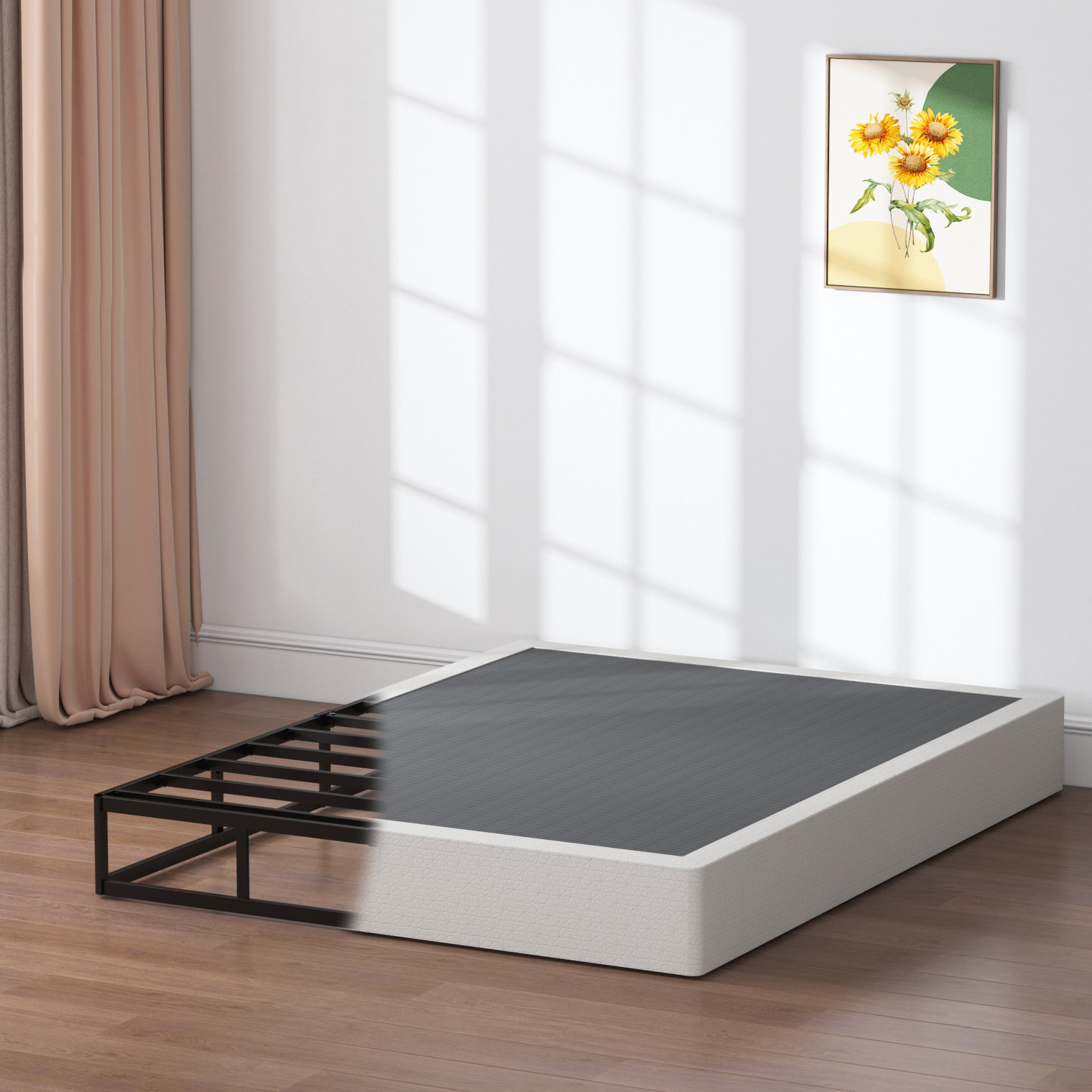 Alwyn Home Box Springs Full 9 Inch High Profile Metal Frame Mattress
