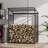 Brookens 185cm W x 70cm D Metal Log Store