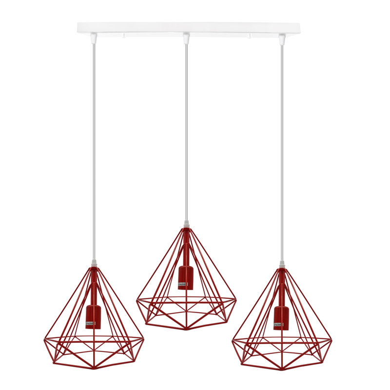 Tooborac 3 - Light White Pendant, No, Red