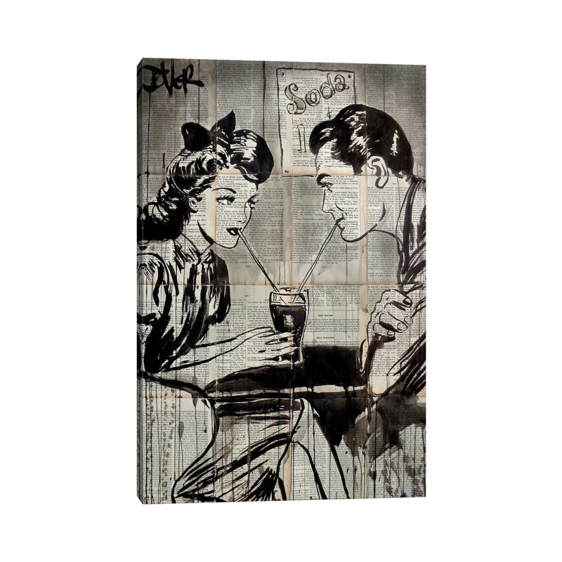 Soda Pop by Loui Jover - Wrapped Canvas Print, 101.6 cm H x 66.04 cm W x 1.91 cm D