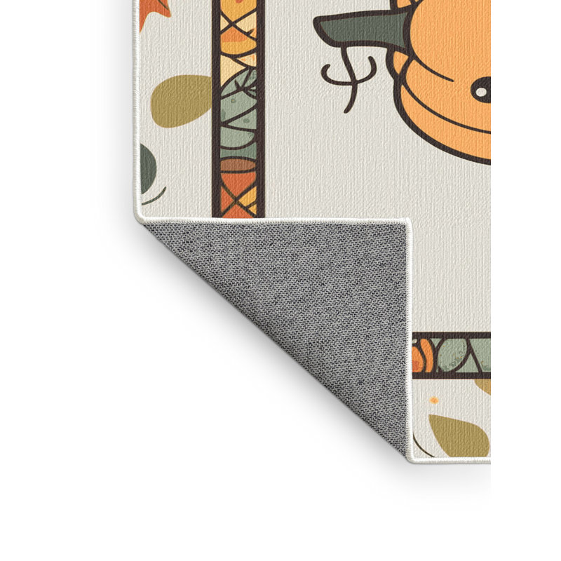 Tapis de Noël lavable The Holiday Aisle®, Rectangle 6 pi x 9 pi