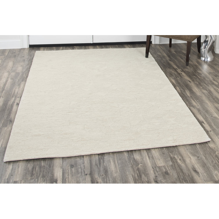 Phan Hand-Tufted Wool Beige Area Rug