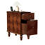 Canapé moderne à 2 tiroirs, table d'appoint étroite, table de chevet mince pour le salon, chambre à coucher